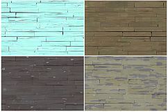 10 Wooden Planks Wall Backgrounds Product Image 3