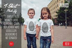 Kids T-Shirt Mock-Up Vol.7 2017 Product Image 1