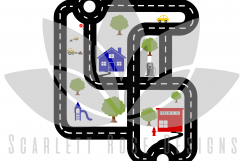 Road Map Track SVG - Father&#039;s Day SVG Product Image 2