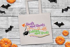 Ghosts and Ghouls, Goblins and Spooks SVG Cut File-Halloween Product Image 8