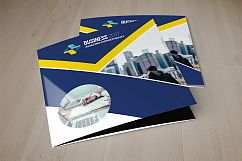 Professional Square Business Trifold Brochure Product Image 1