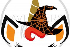 Halloween Unicorn Witches Bundle SVG | Spooky, Cute Product Image 3