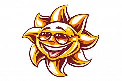 Happy Sun Vector Art | 3 Versions Product Image 6