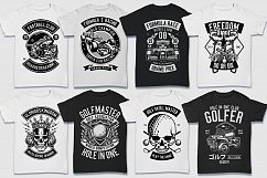 200 Vector Tshirt Designs B/W Concept Product Image 11