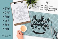 Season&#039;s Greetings - SVG EPS DXF PNG PDF JPG Cut File Product Image 6