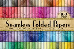 100 Seamless Folded Digital Papers, Origami Digital Papers Product Image 1