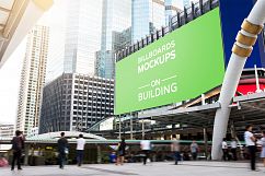 Billboards Mockup on Building Vol.2 Product Image 12