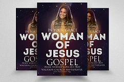 Woman Of God Church Flyer Product Image 1