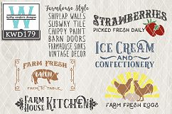 Farmhouse Cutting File KWD179 Product Image 1