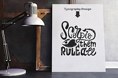  Scorpio Rule them all. Typography design. Product Image 1