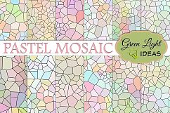 Pastel Mosaic Digital Papers Product Image 1