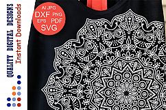 Owl Mandala svg Animal Mandala wall art Mandala clip art Product Image 1