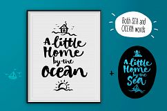 Vector SEA and OCEAN brushpen set Product Image 4