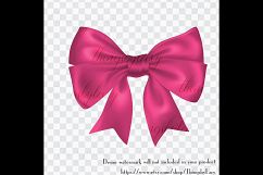 56 Pink Bows and Ribbons Clip Arts PNG Transparent Product Image 6