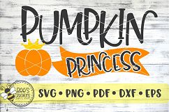 Pumpkin Princess SVG Product Image 1