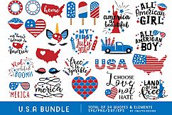 July 4th SVG Cut File Bundle Product Image 1