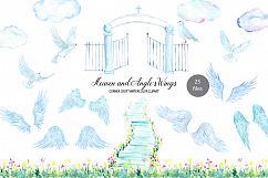 Heaven and Angel&#039;s Wings Illustration  Product Image 1