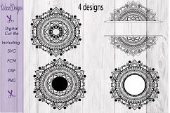 Mandala, zentangle svg, doodle svg, Monogram svg, Product Image 2