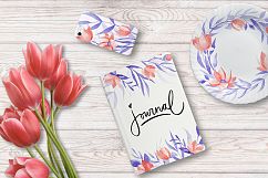 PEACH TULIPS Watercolor Pack Product Image 2