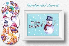 X-Mas PNG watercolor set Product Image 4