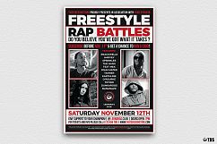 Freestyle Rap Battle Flyer Template V6 Product Image 2