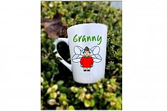 Granny Angel and More, Clip Art, Sublimation Product Image 3