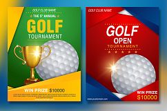 Golf Tournament Flyer Template Product Image 2
