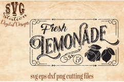 Vintage Lemonade Cut File Product Image 1