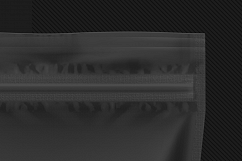Black Bag Stand up Pouch Doypack Mockup Product Image 3
