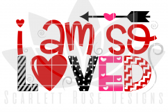 I am So Loved SVG Product Image 2