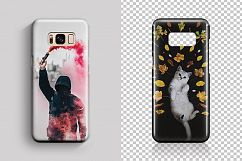 Samsung Galaxy S8 3d Phone Case Mockup Product Image 3