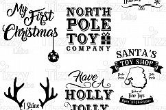 Christmas Bundle 3 SVG Files - Svg Files for Cricut Christmas Svg Files for Silhouette Christmas Christmas SVG Bundle Holiday SVG Files - 503 Product Image 2