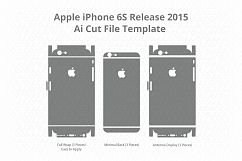 Apple iPhone 6S Decal Cut file Vector Template 2015 Product Image 2