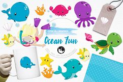 Ocean Fun  graphics and illustrations Product Image 1