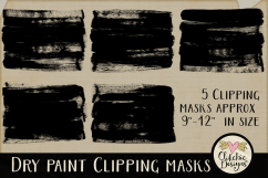 Dry Paint Photoshop Clipping Masks &amp; Tutorial Product Image 6