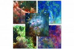 Watercolor Galaxy Background Pack Product Image 5