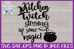 Halloween Kitchen Witch SVG Cut File for Cricut &amp; Silhouette Product Image 3