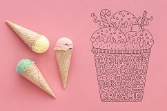 Love is sweet. Lettering and illustrations Product Image 3