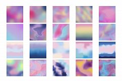 Unicorn Themed Gradient Paper Digital Papers - 20 papers Product Image 2