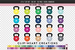 Kettlebell Clip Art - 100 Clip Art Graphics Product Image 1
