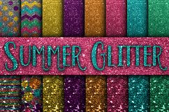 Summer Glitter Digital Paper Textures Product Image 1