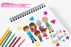 Happy Family  graphics and illustrations Product Image 3