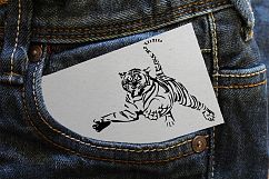 Lion and tiger logo Product Image 2
