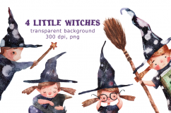 Happy Halloween - Watercolor Clip Art Set Product Image 2