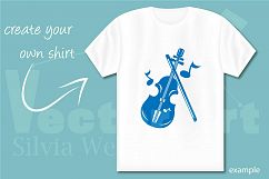 Violin Music Instrument - Cut File for Crafters Product Image 3