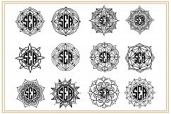 Mandala Monogram. EPS, PNG, SVG Product Image 4