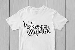 Welcome To Our Patch - Halloween SVG EPS DXF PNG Cut Files Product Image 2