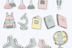 School Illustration Clipart Set Product Image 6