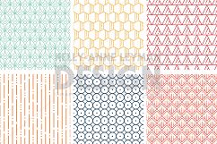 Geometric Digital Paper, Seamless pattern, Scrapbook paper Product Image 2