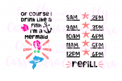 of course I drink like a fish Im a mermaid Product Image 1